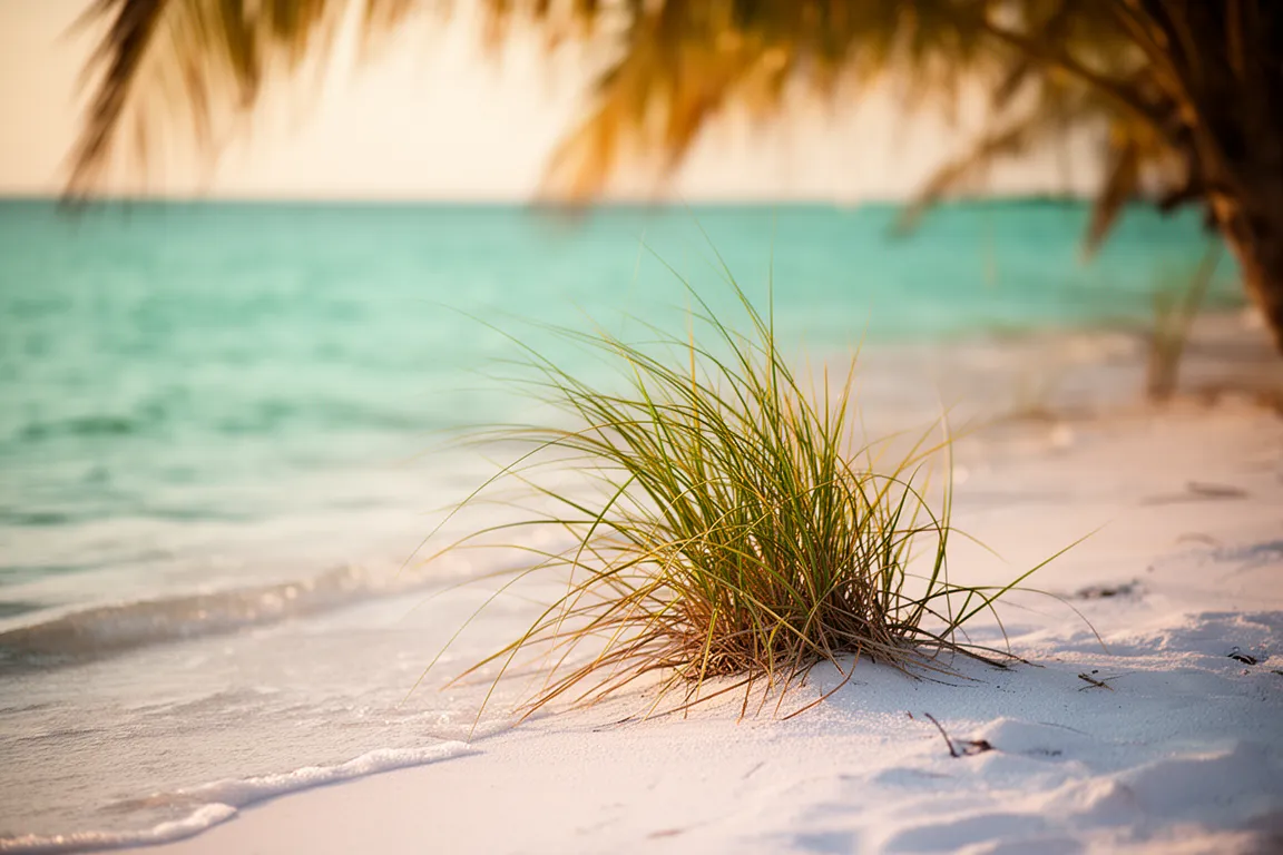 Calm turquoise Gulf water on a quiet Longboat Key white-sand beach