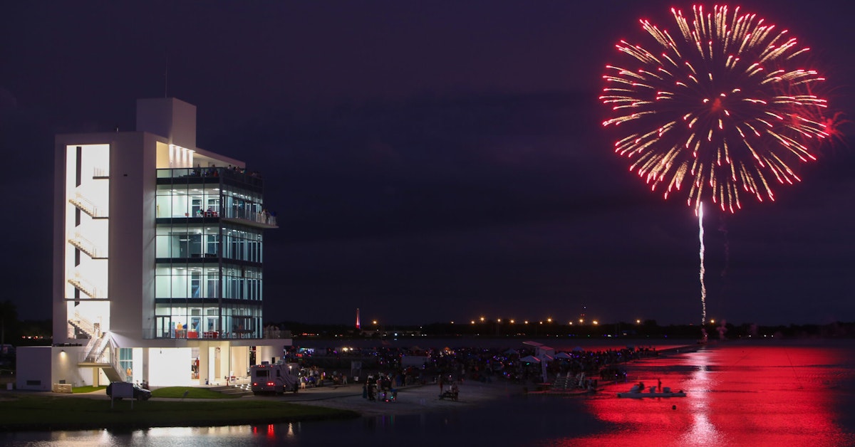 UTC Fourth of July guide artwork for red white and blue holiday planning